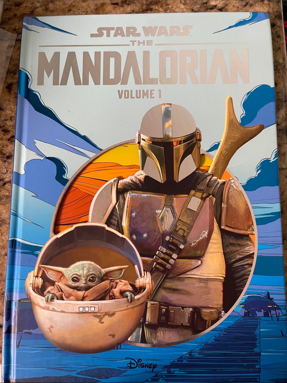 Disney Star Wars The Mandalorian Volume 1 - Blue & Tan Cover